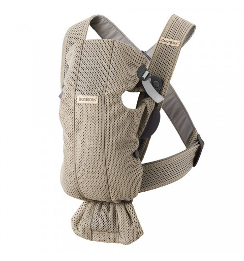 BABYBJORN - nosidełko Mini 3D Mesh | Szary Beż